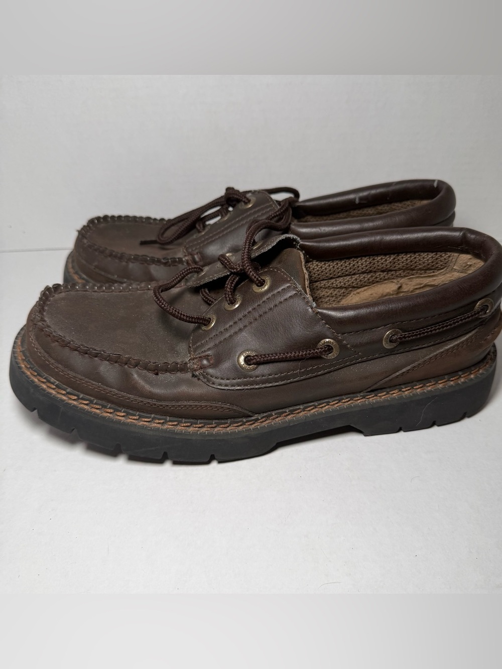 Vintage 90s y2k 2000s Faded Glory Men’s Loafers Boating Shoes 9.5
